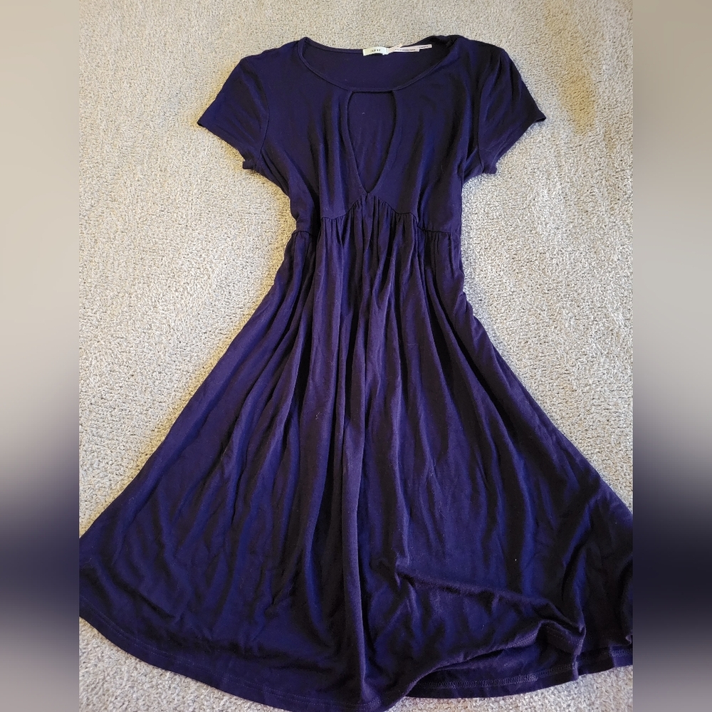 Kimchi Blue Deep Royal Purple/Blue Midi Dress
